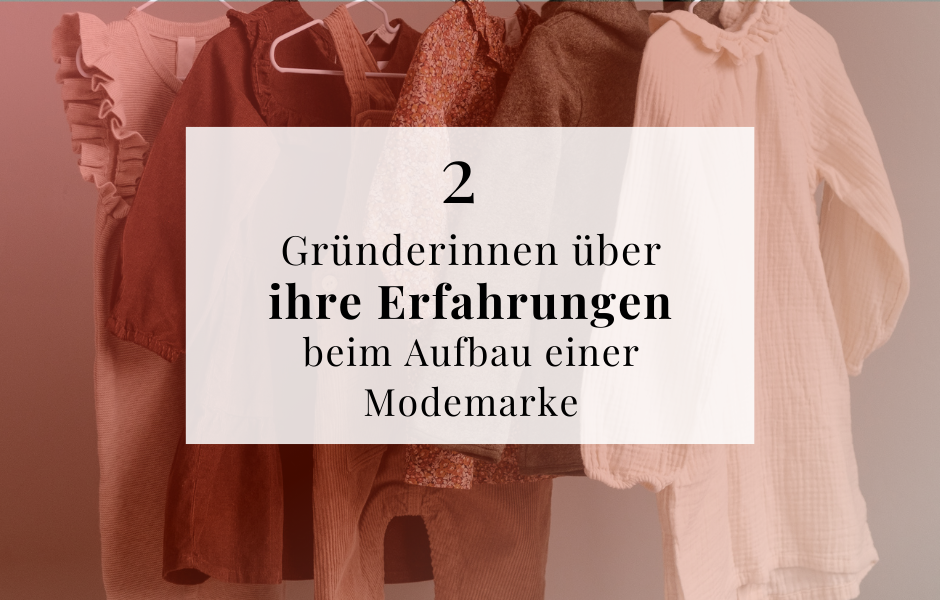 Eigene Modemarke aufbauen Sweers Ocean und Mamilotta